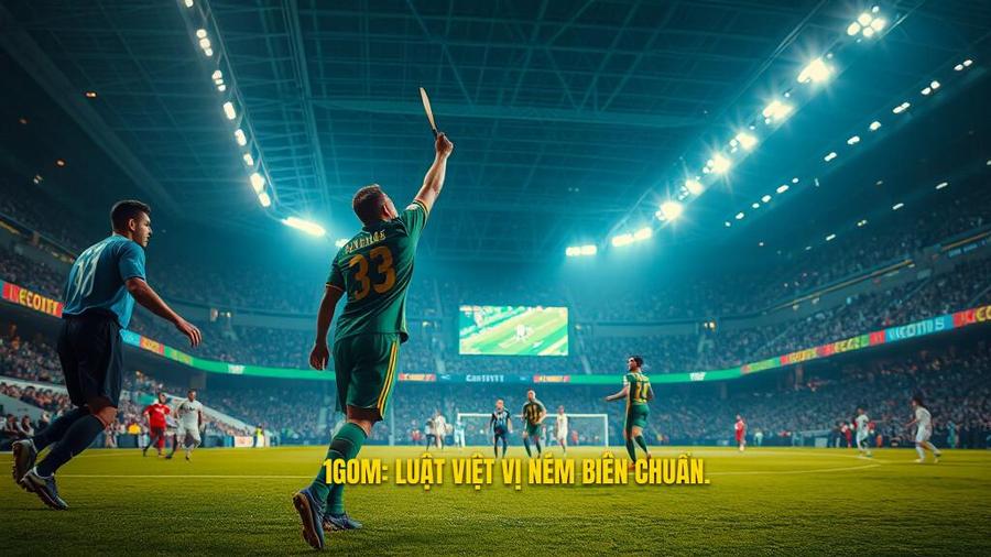 Việt vị khi nhận bóng từ quả ném biên