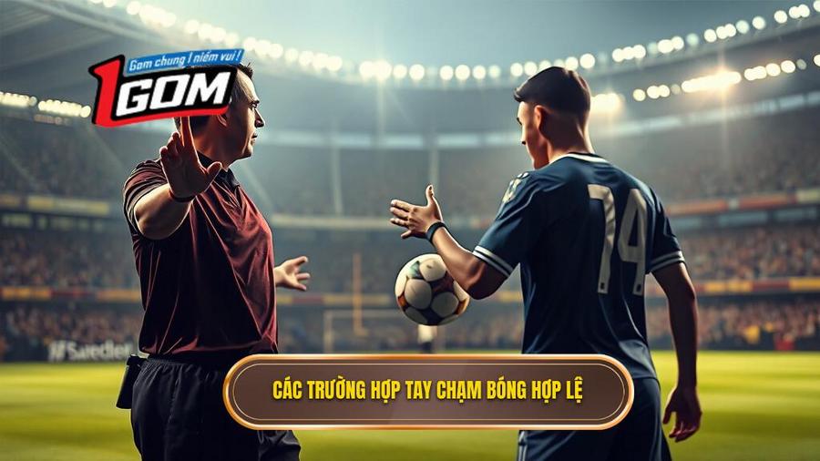 Các trường hợp cụ thể: Khi nào tay chạm bóng không bị phạt?