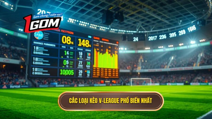 Các loại kèo phổ biến trong Bảng kèo V-League mới nhất